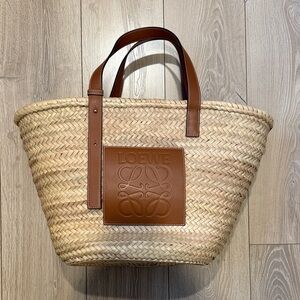 Loewe Large Raffia Tote
